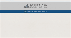 Desktop Screenshot of beaverdamstation.com