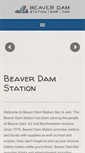 Mobile Screenshot of beaverdamstation.com