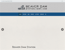 Tablet Screenshot of beaverdamstation.com